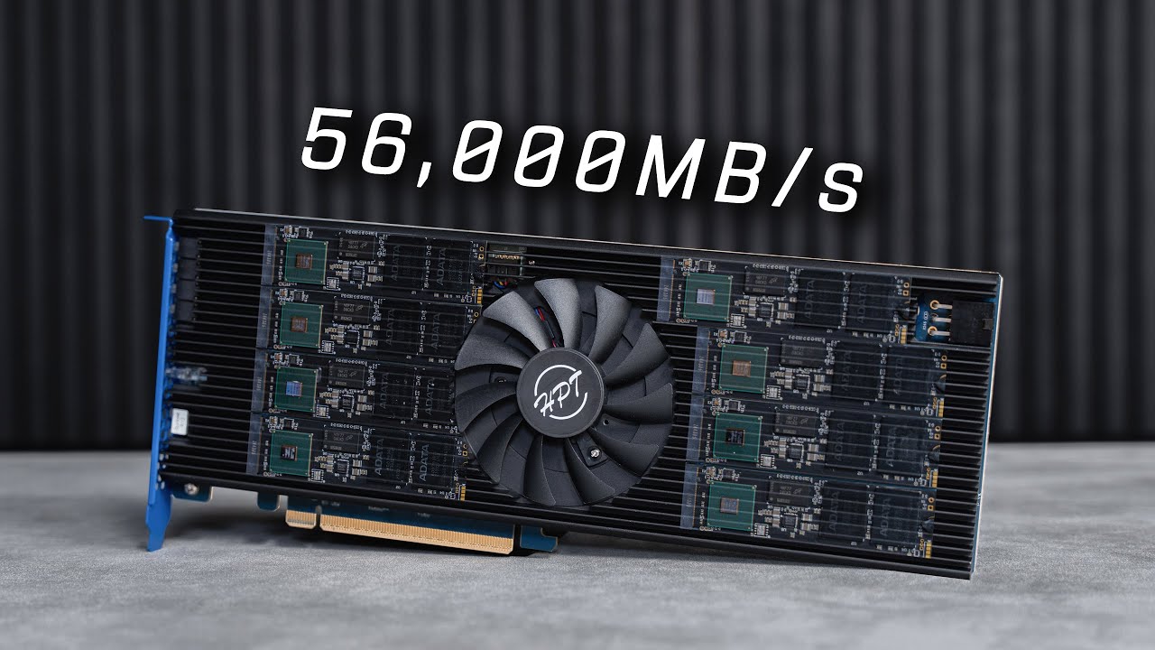 БЕЗУМНАЯ скорость! &mdash; Карта Highpoint 7608A на 8 дисков NVMe Raid