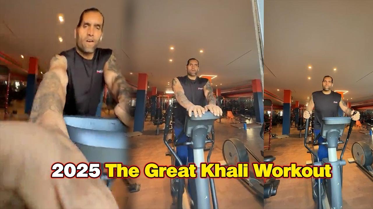 Новое видео тренировки Great Khali 2025