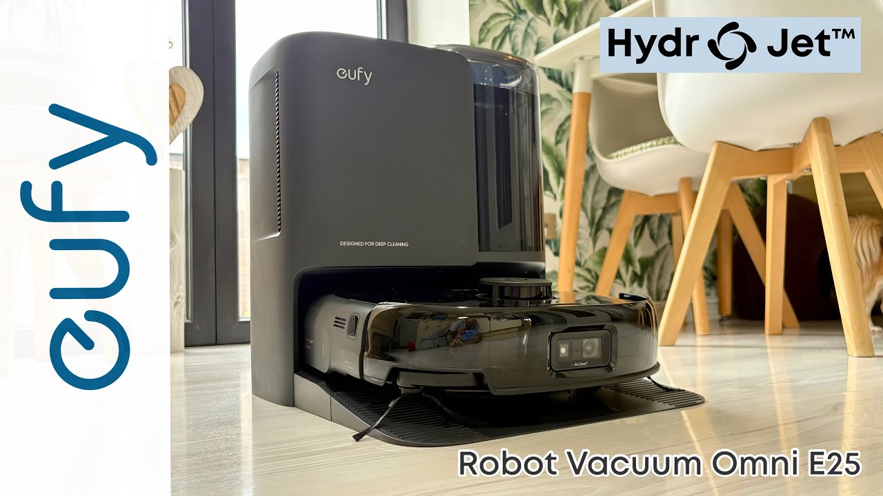 eufy Robot Vacuum Omni E25 - Groundbreaking HydroJet™ with 20.000 Pa
