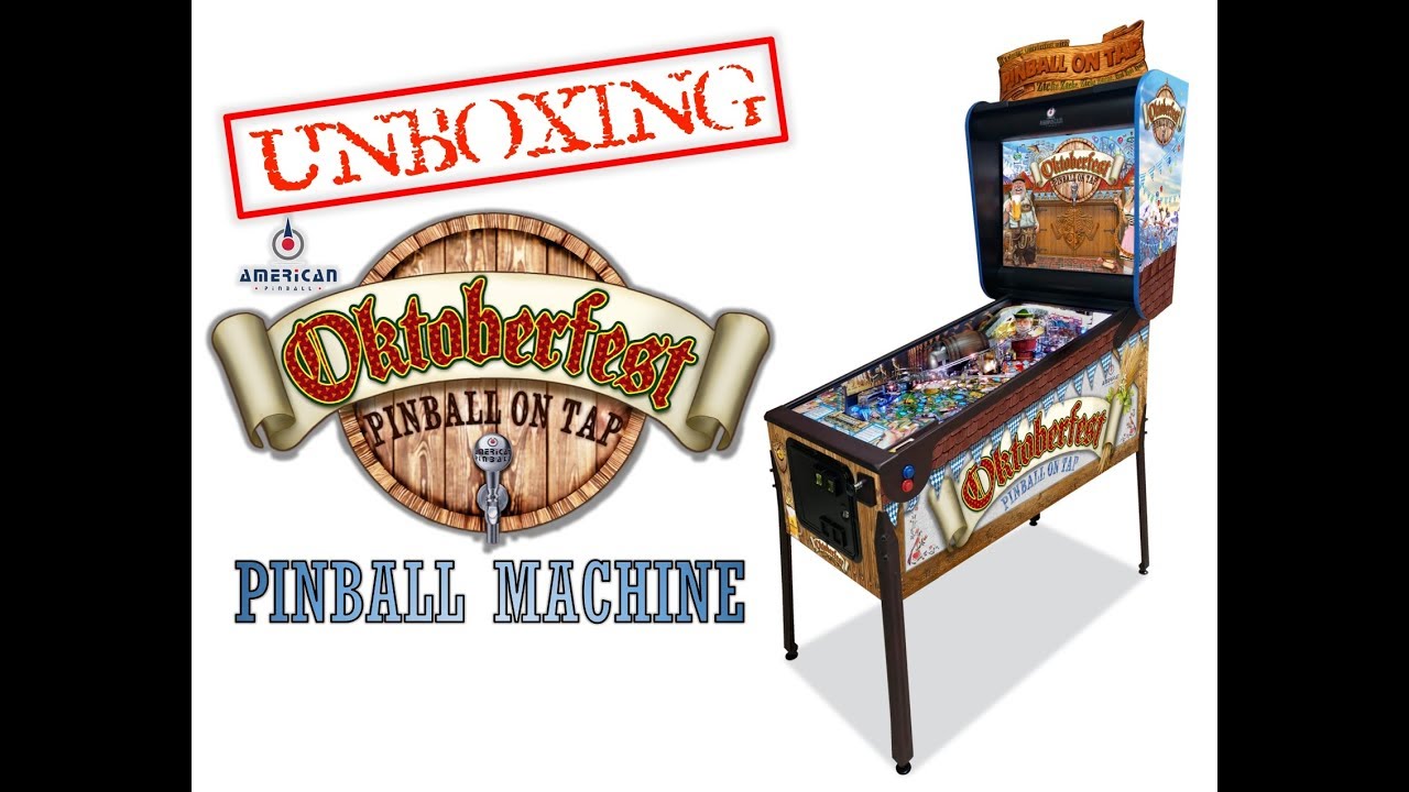 Unboxing an Oktoberfest Pinball Machine