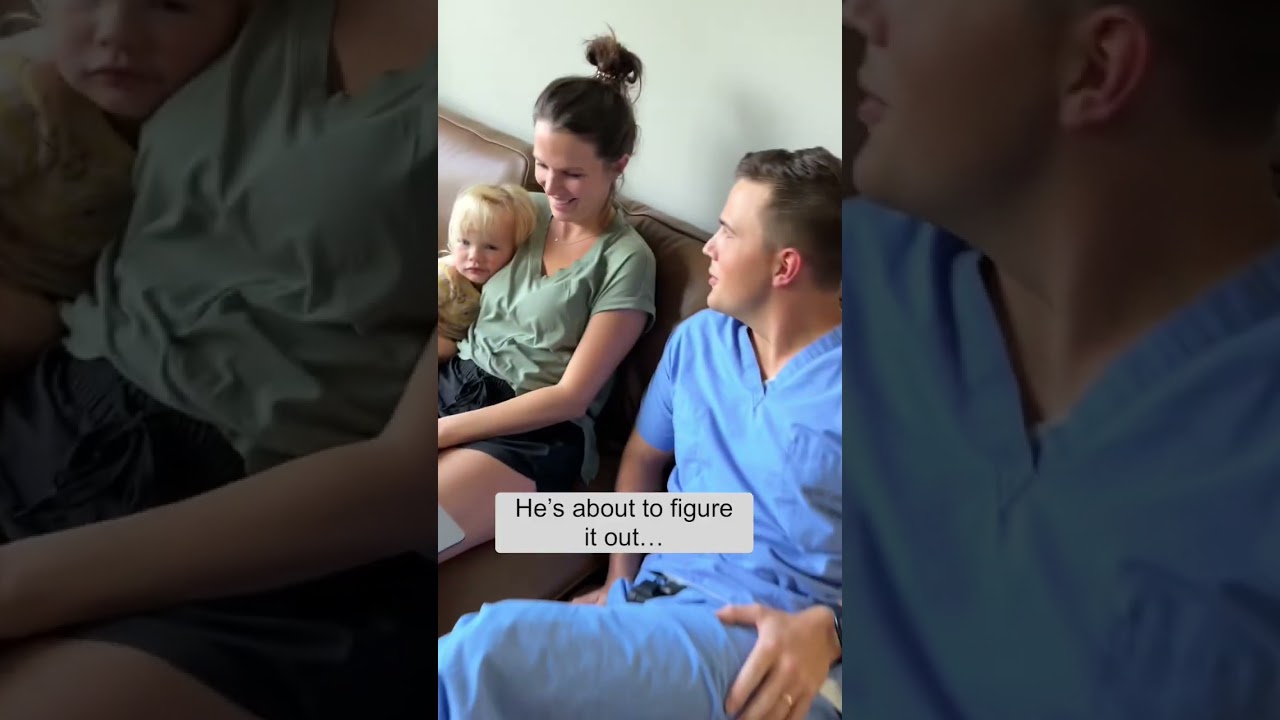 Telling my Doctor brother we&rsquo;re having Triplets!! 👶🏼👶🏼👶🏼 #triplets #genderreveal #baby #mom
