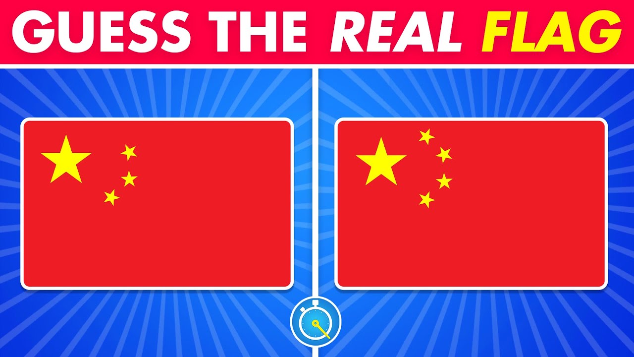 Guess The Correct Flag | 50 Country Flags Quiz 2024
