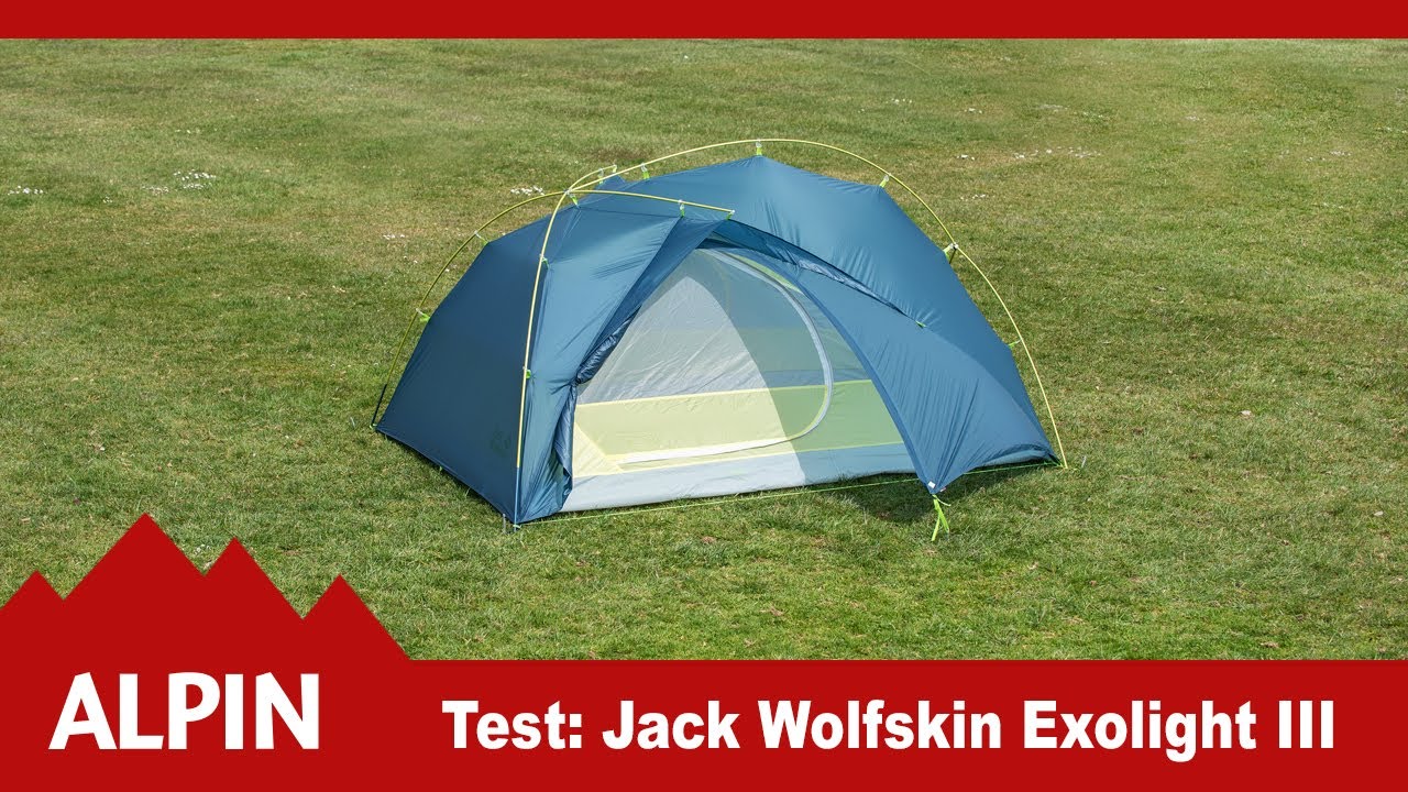 Test 2021: Jack Wolfskin Exolight III - Zelt | ALPIN - Das Bergmagazin