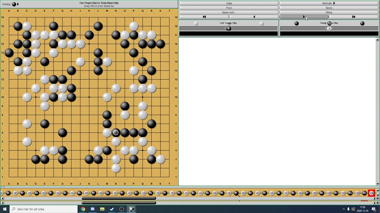 22nd Nongshim Cup Game 1 English Commentary Hong Kipyo (Korea) VS Fan Tingyu (China)