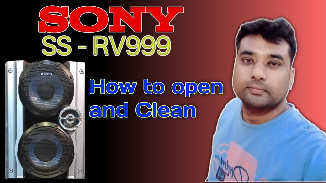 Sony SS -RV999 How to Open | Sony HiFi Speaker System Ko Kaise Khole | Sony Bookshelf Speakers
