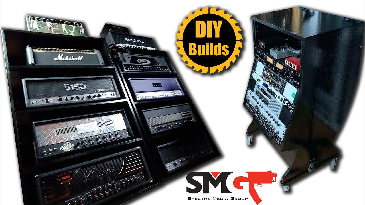 DIY Amp Shelves and a Mobile Gear Rack for Glenn Fricker - Free Plans!