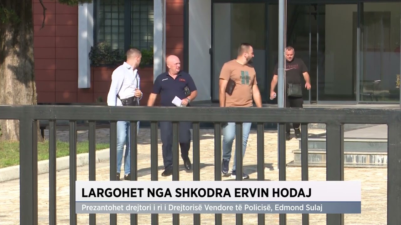 Largohet nga Shkodra Ervin Hodaj