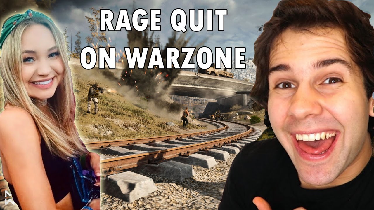 Taylor Makes Mike Rage Quit the Game | David Dobrik Warzone Live Stream