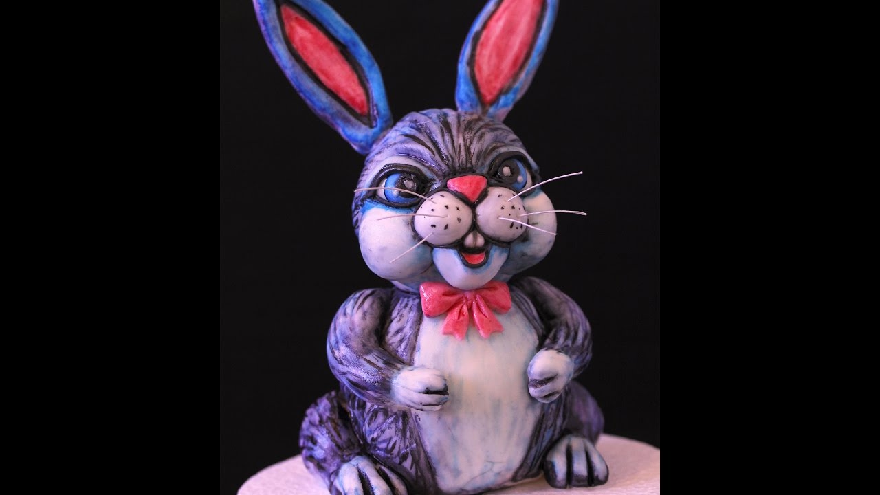 CONEJO FIGURA FONDANT PARTE 1