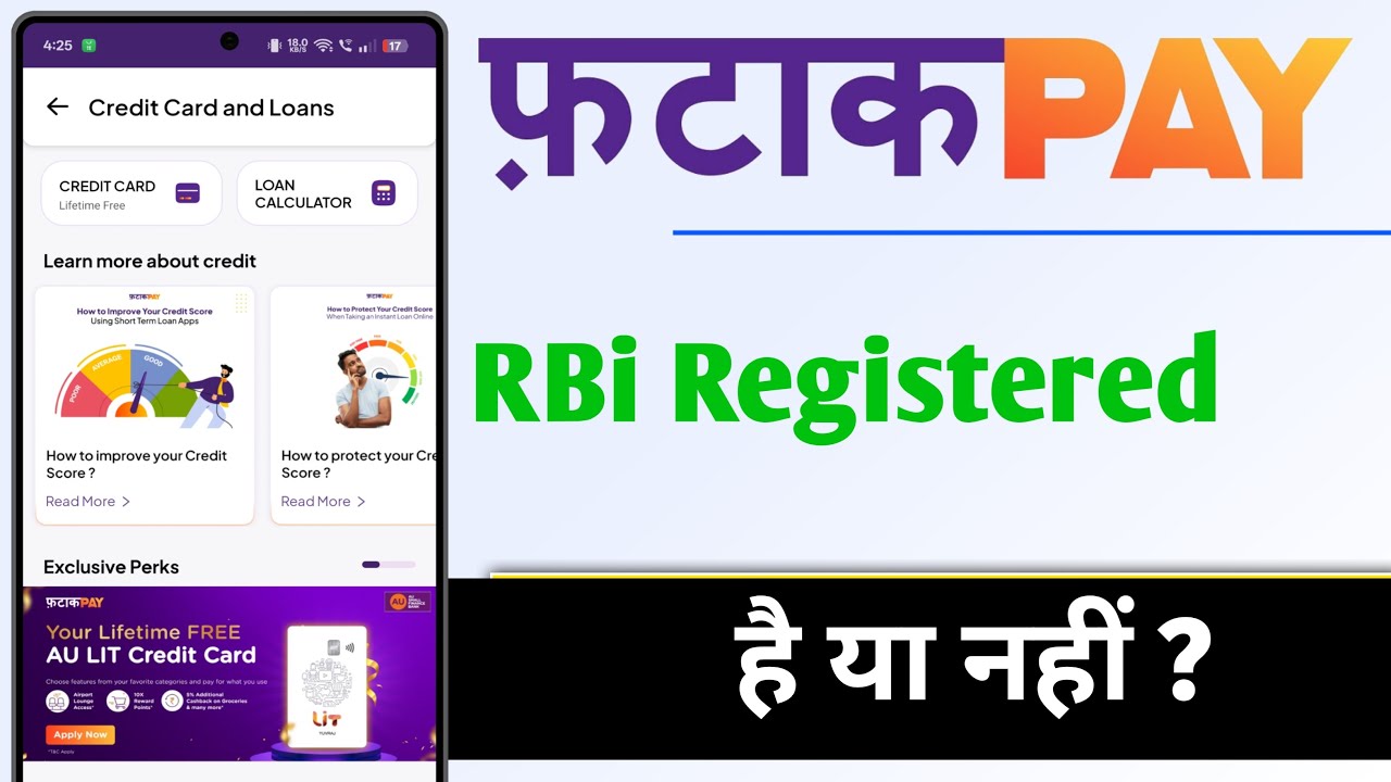 FatakPay Loan App RBi Registered Hai Ya Nahi