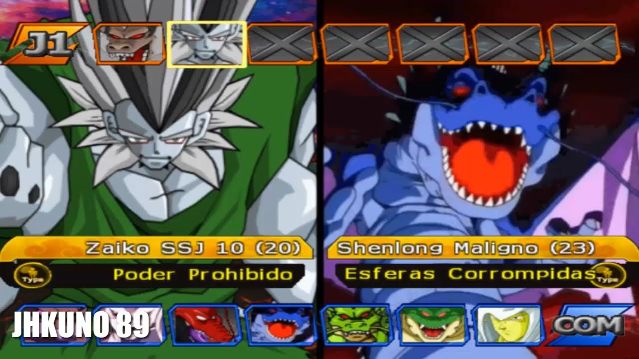 JHKUNO 89 vs MODS MAS CHETADOS 🔥 | ZAIKO SSJ 10 PODER PROHIBIDO vs SHENLONG MALIGNO