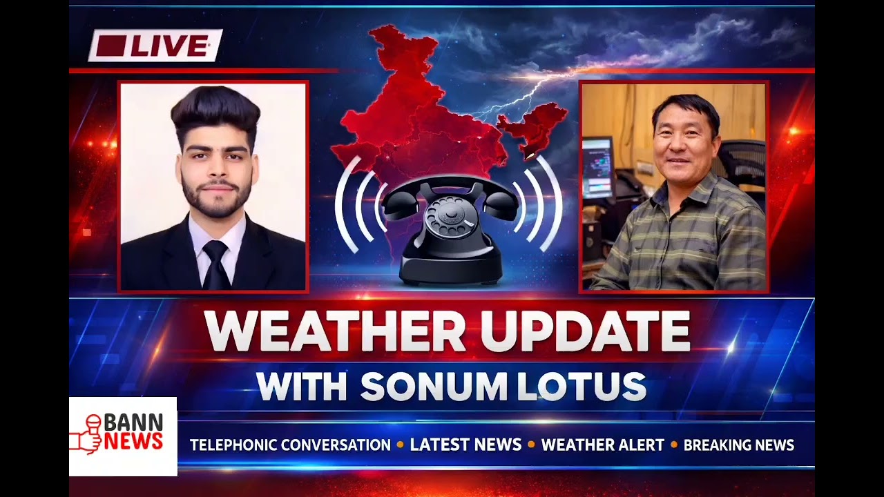 #JammuAndKashmir | Lattest weather update with sonum lotus 