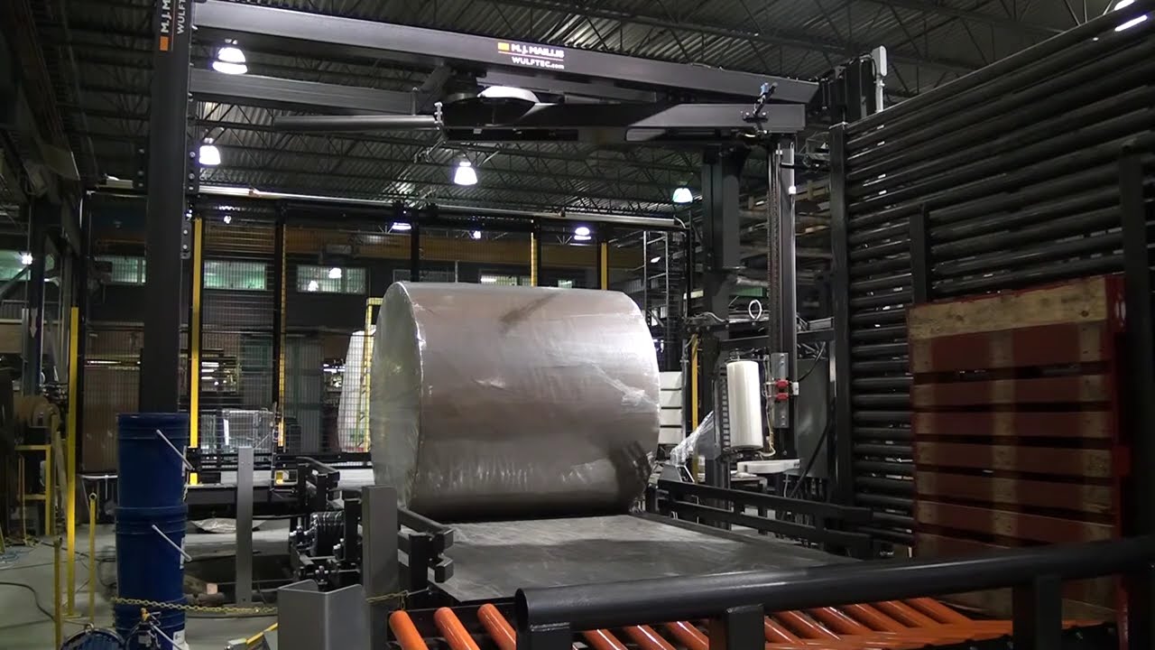Wulftec WCRT-CRW / Automatic cocoon stretch wrapper
