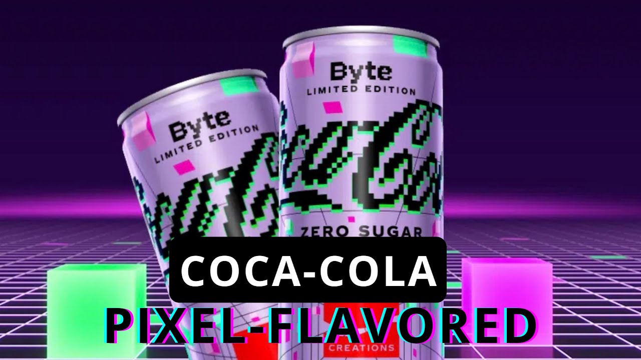 Pixel Flavored Coca-Cola BYTE
