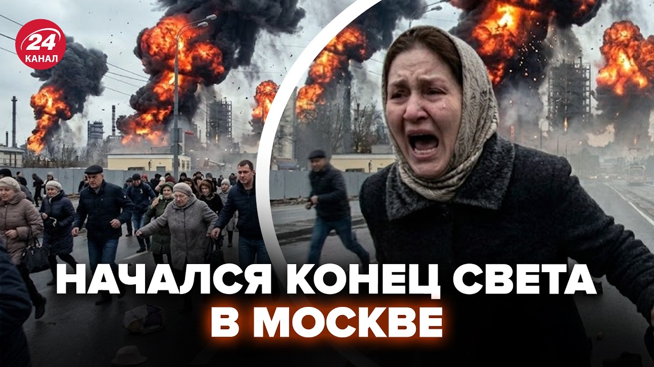 ⚡ПРЯМО СЕЙЧАС! АПОКАЛИПСИС в Москве (ВИДЕО)! Пылает ВСЁ. Россияне УБЕГАЮТ от КАТАСТРОФЫ @МирВранья