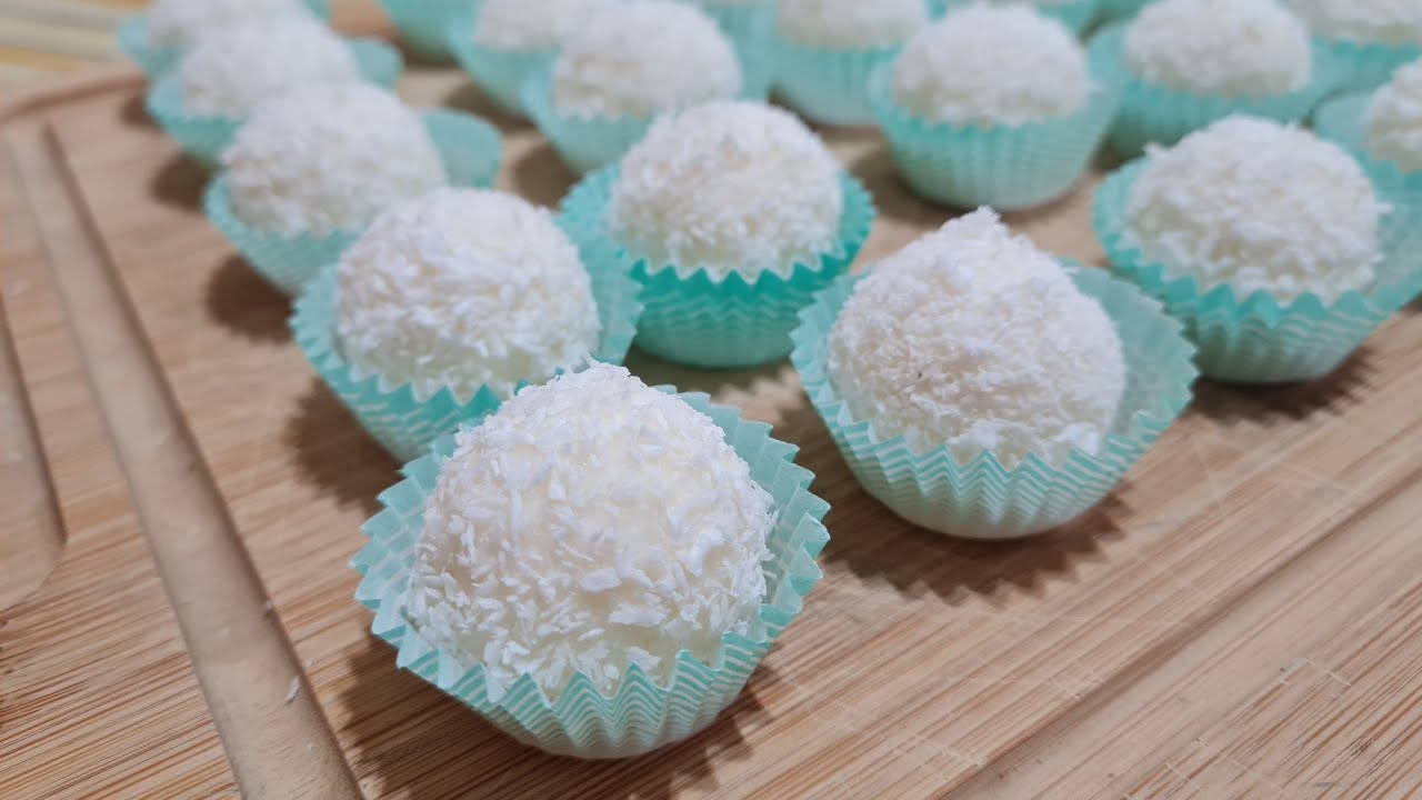 Tartufini al cocco CON SOLO 3 INGREDIENTI e senza cottura!