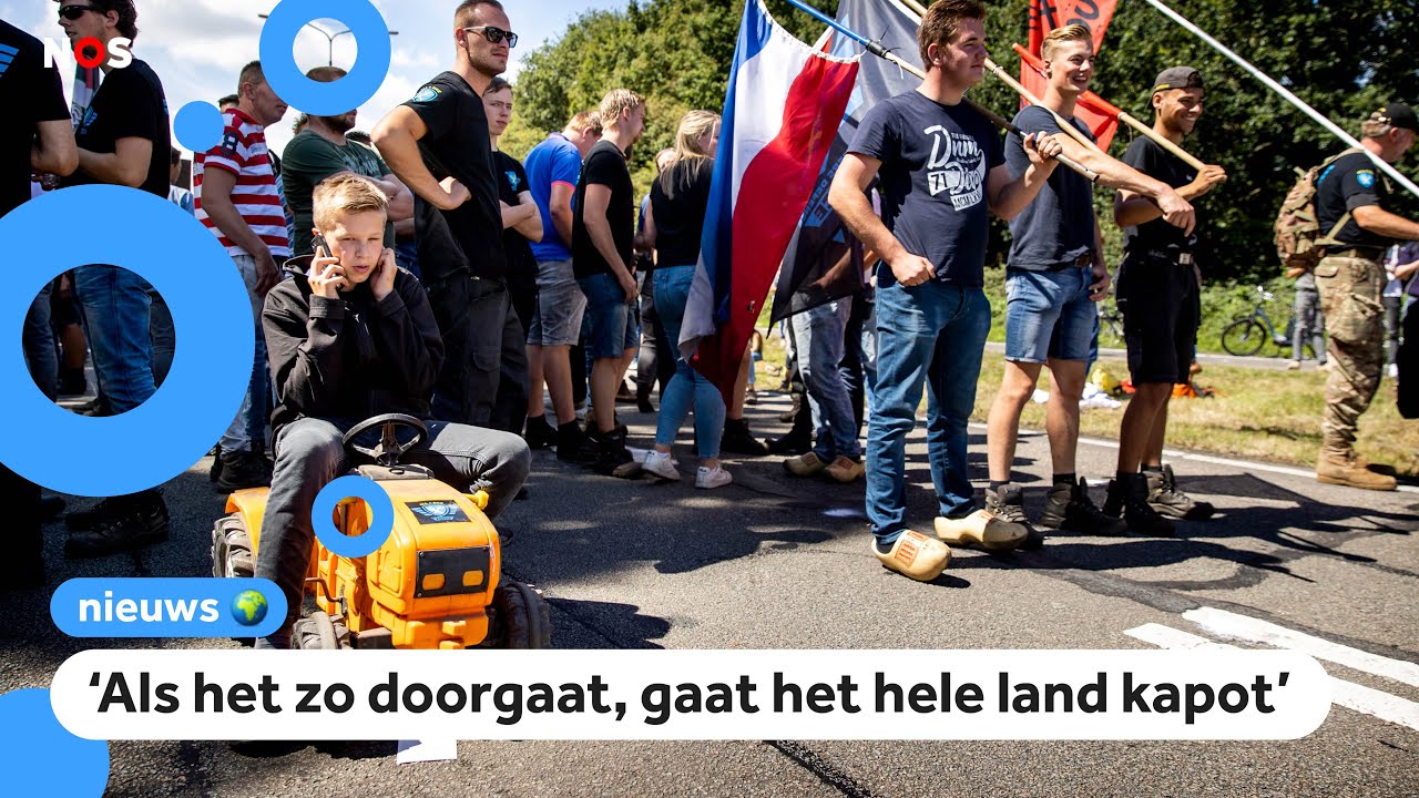 Weer een protest met duizenden boze boeren