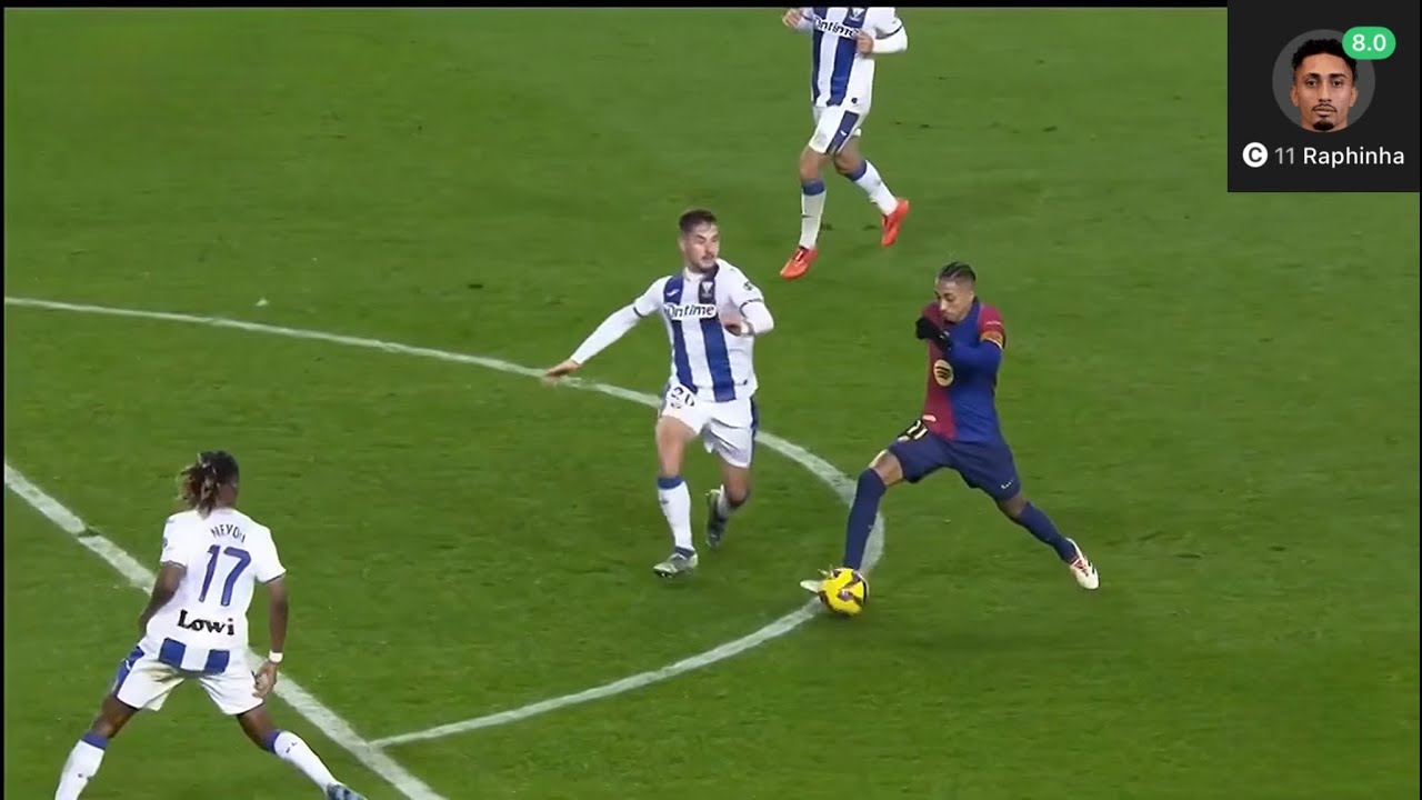 Raphinha vs Leganes | Best Skills & Performances | La Liga (15.12.2024)