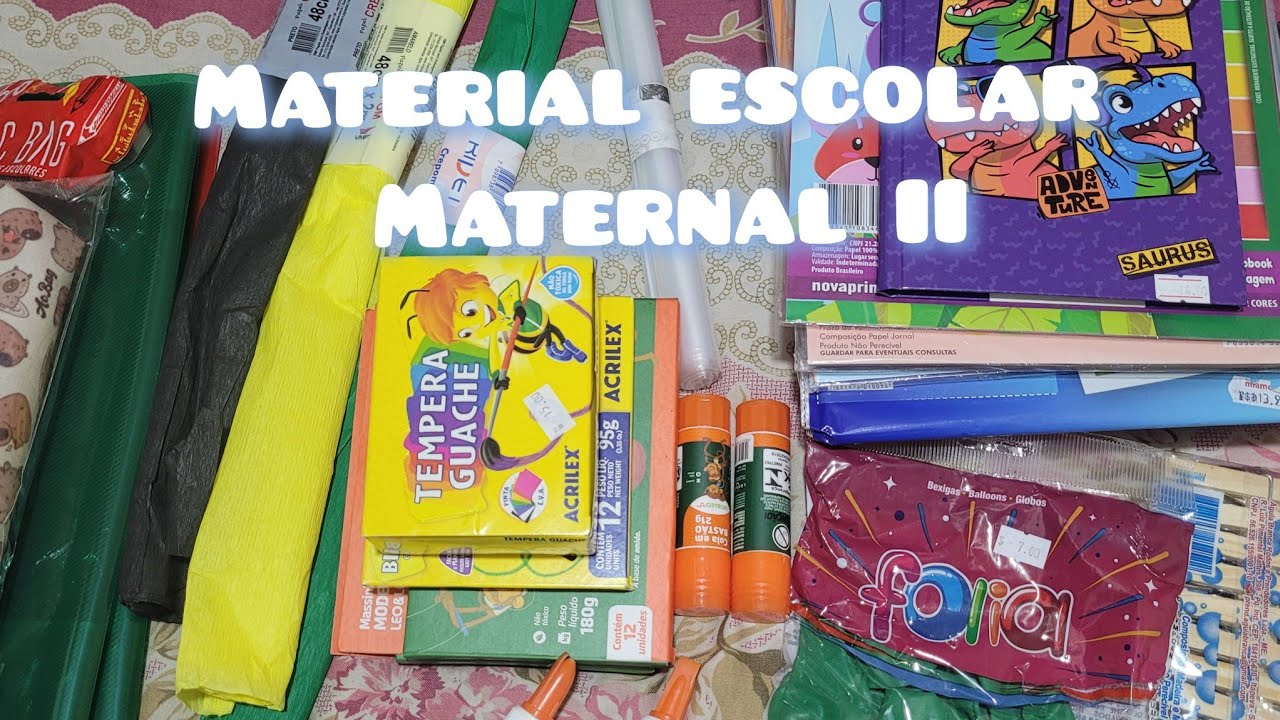 Material escolar 2026 | Maternal II