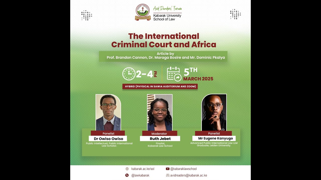 The International Criminal Court and Africa