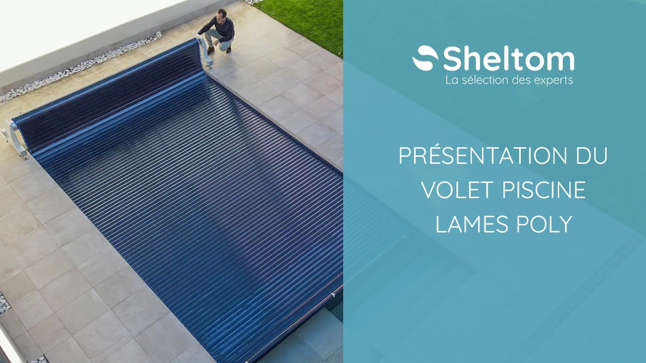 Présentation du volet de piscine mobile à lames polycarbonate
