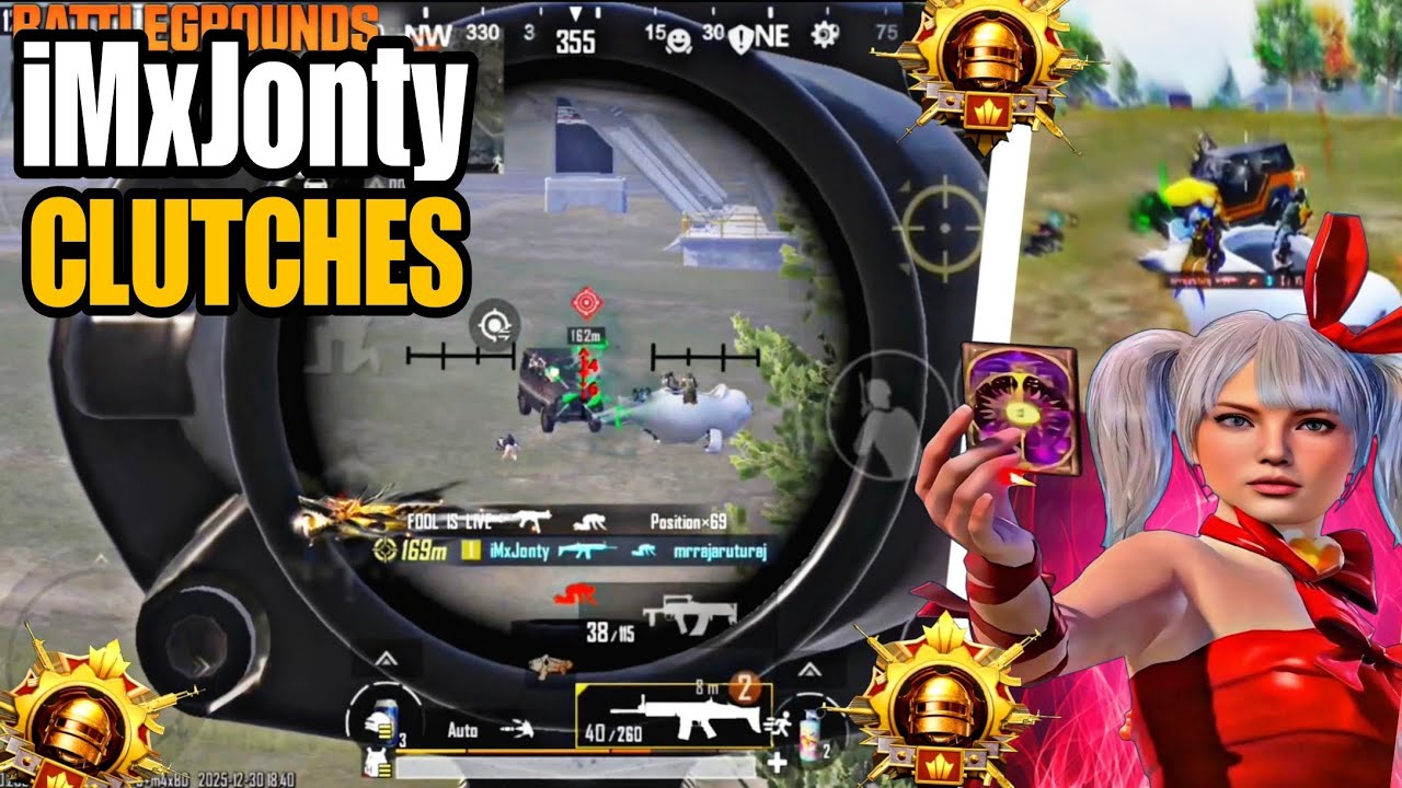 iMxJonty VS Pro Steamer | BGMI | Clutches | @jonty-z6o 