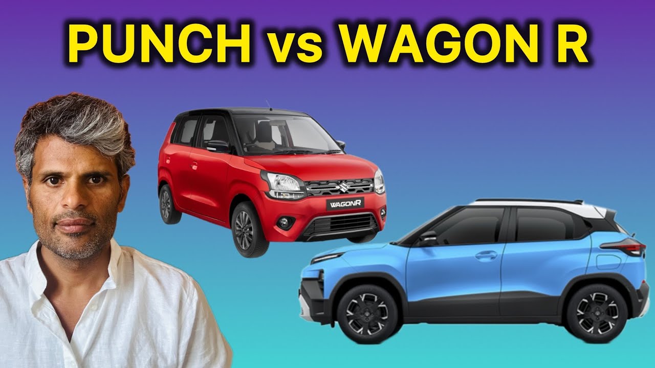 Tata Punch vs Suzuki Wagon R – SUV vs Hatchback | Which Makes More Sense? Chandu Car reviews |