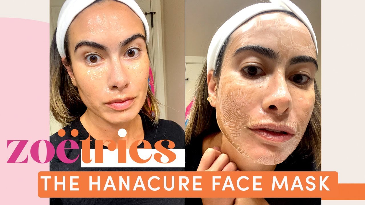 I Tried The Insta-Famous Hanacure Face Mask | Zoë Tries It All | Well+Good