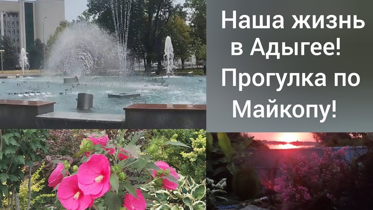 Прогулка в Майкопе по городскому парку/Жизнь сибиряков после переезда в Адыгею/
