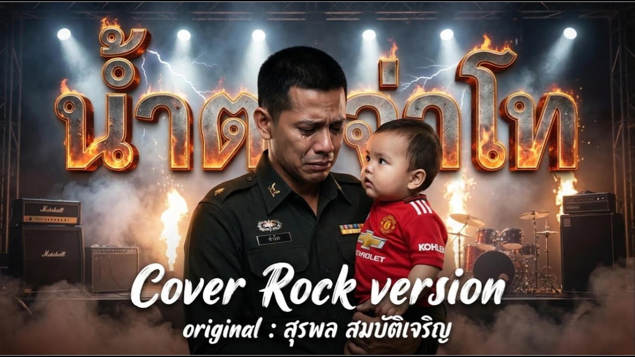 น้ำตาจ่าโท - พ่อครูเพลง สุรพล สมบัติเจริญ (Rock Cover) | 🎸🔥 by Baksandan Studio