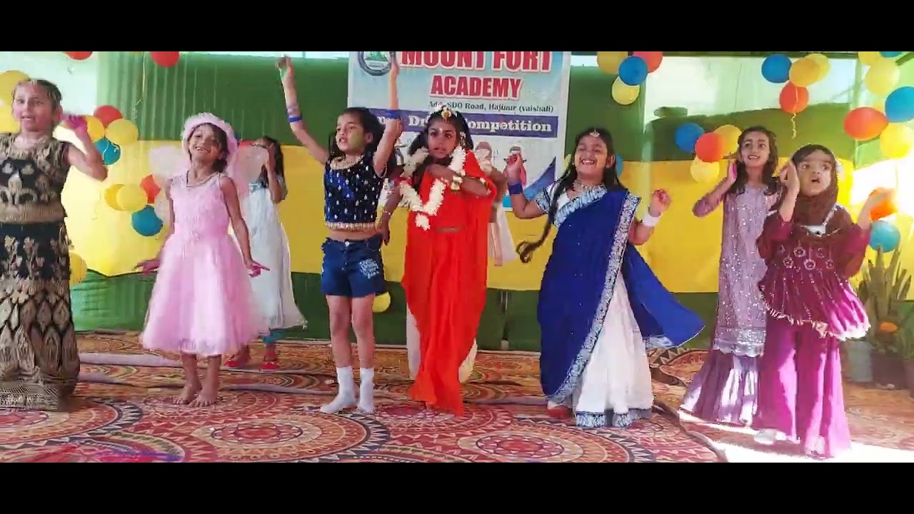 Holi aayi | MOUNT FORT ACADEMY | #youtube #dance #holi #school #bihar #entertainment 