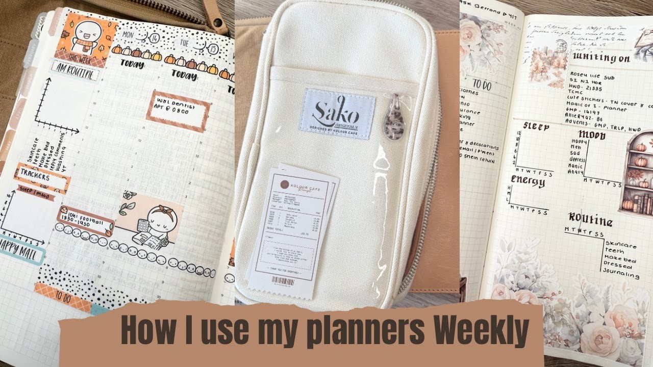 week in my planners || 14-20 Oct 2024