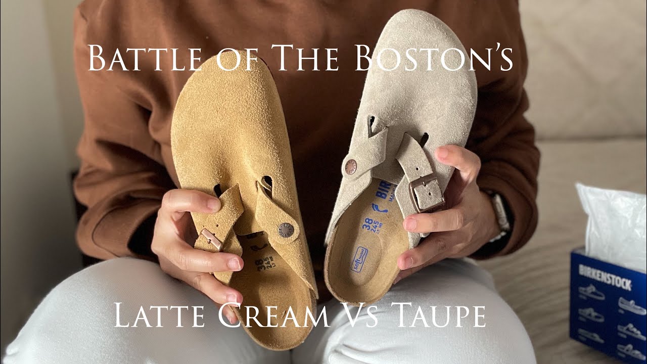 Battle of the Birkenstock Boston’s - Help Me Choose Latte Cream VS Taupe