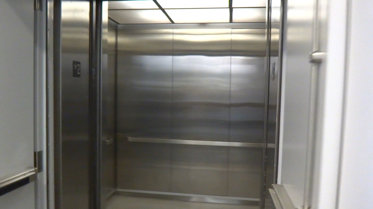 TX30 Retake: Montgomery Traction Main and Service Elevators at The U of A Main Library, Tucson, AZ