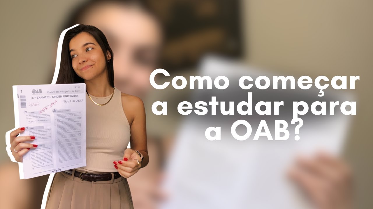 5 Dicas para Come&ccedil;ar a Estudar para a OAB