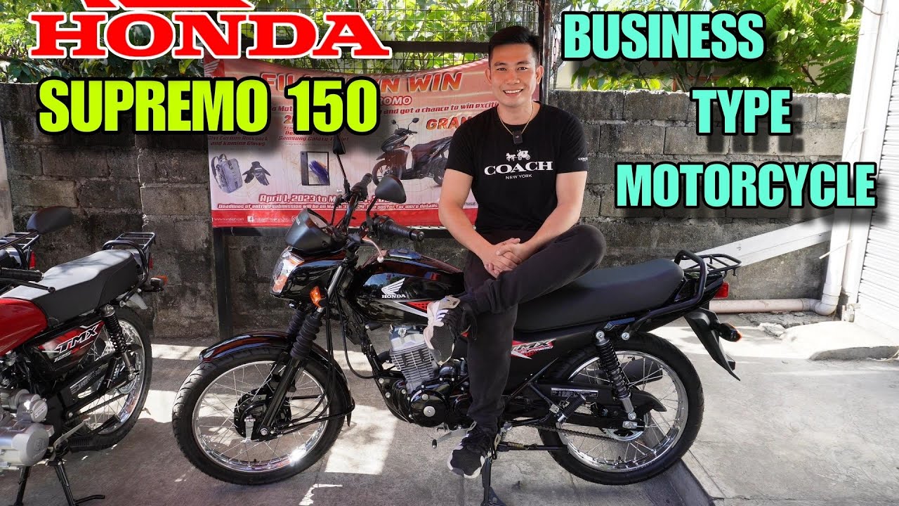 2024 HONDA TMX SUPREMO 150 BLACK