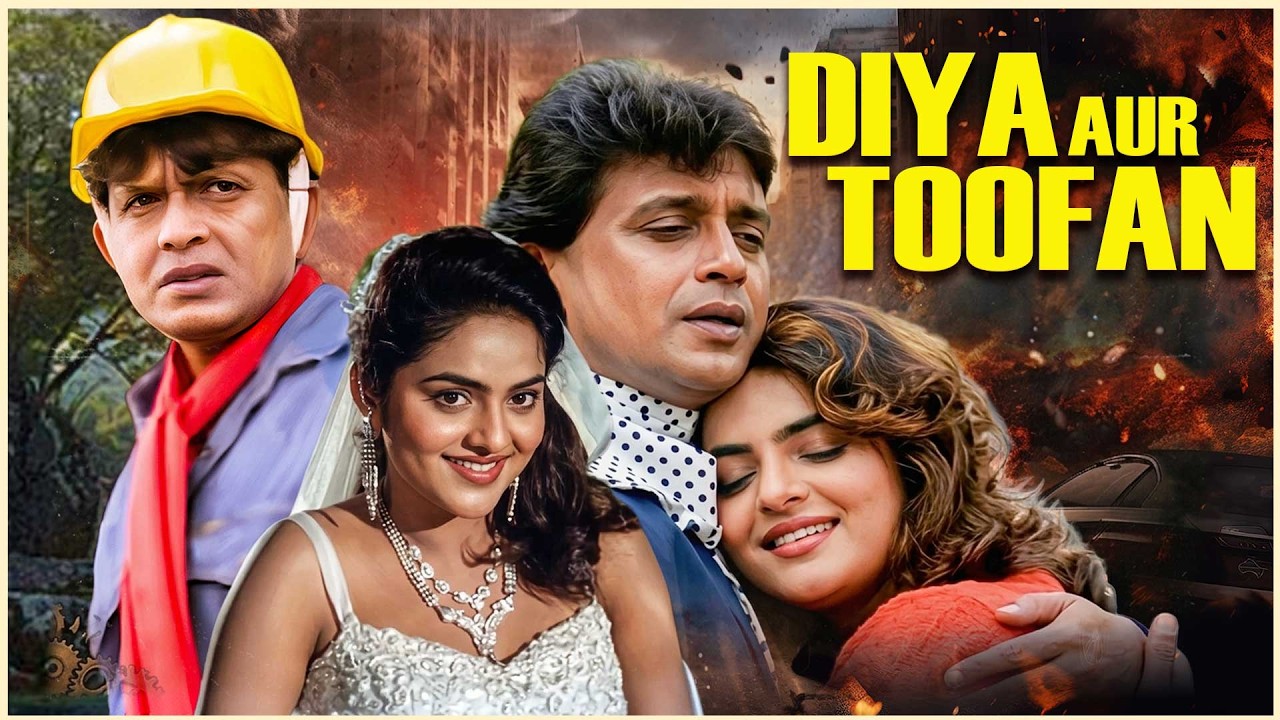 Diya Aur Toofan (1995) - Mithun Chakraborty's 90's Action Hit Hindi Movie | Madhoo | Full Movie 4K