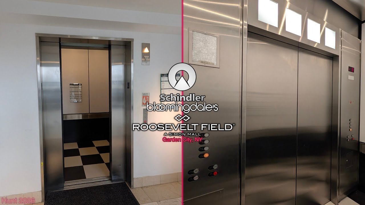 EPIC MOTOR | LOUD Schindler Hydraulic Elevator | Bloomingdale's, Roosevelt Field, Garden City NY