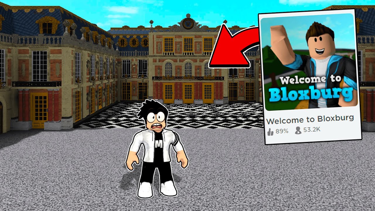 ODKRYŁEM OGROMNY PAŁAC W ROBLOX BLOXBURG