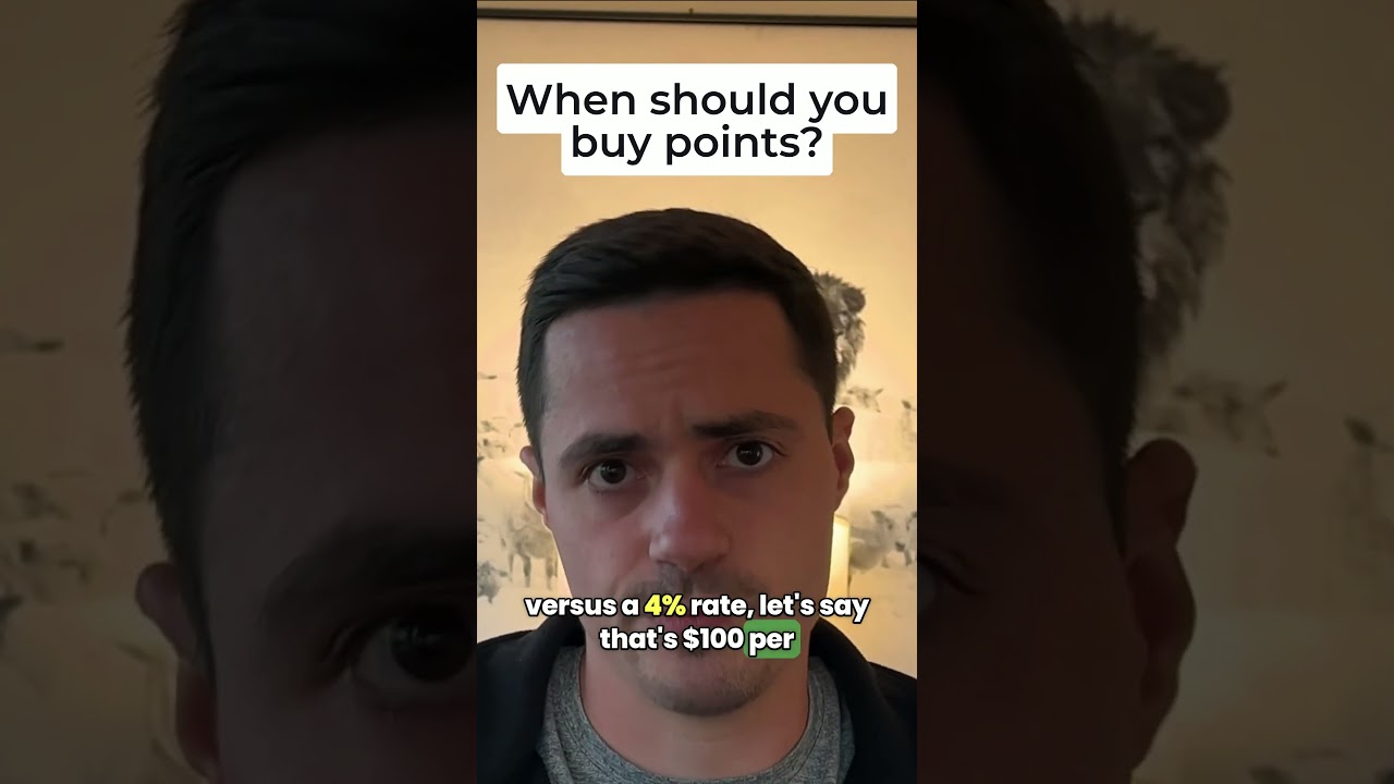 When should you buy points for your mortgage?