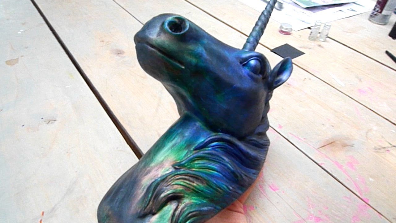 I've made colour changing rainbow paint!