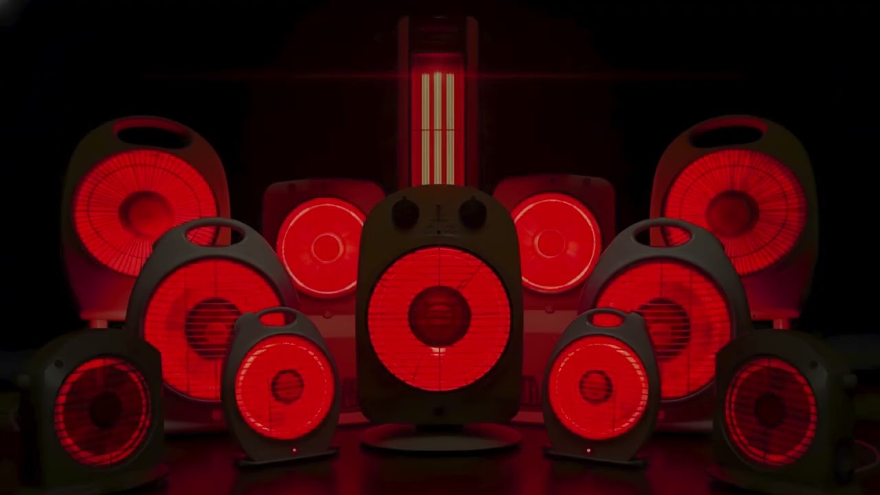 11 COZY Heater Fan Sounds and Soft Metal Fan Noise to Sleep Fast Tonight | 528 Hz Relax