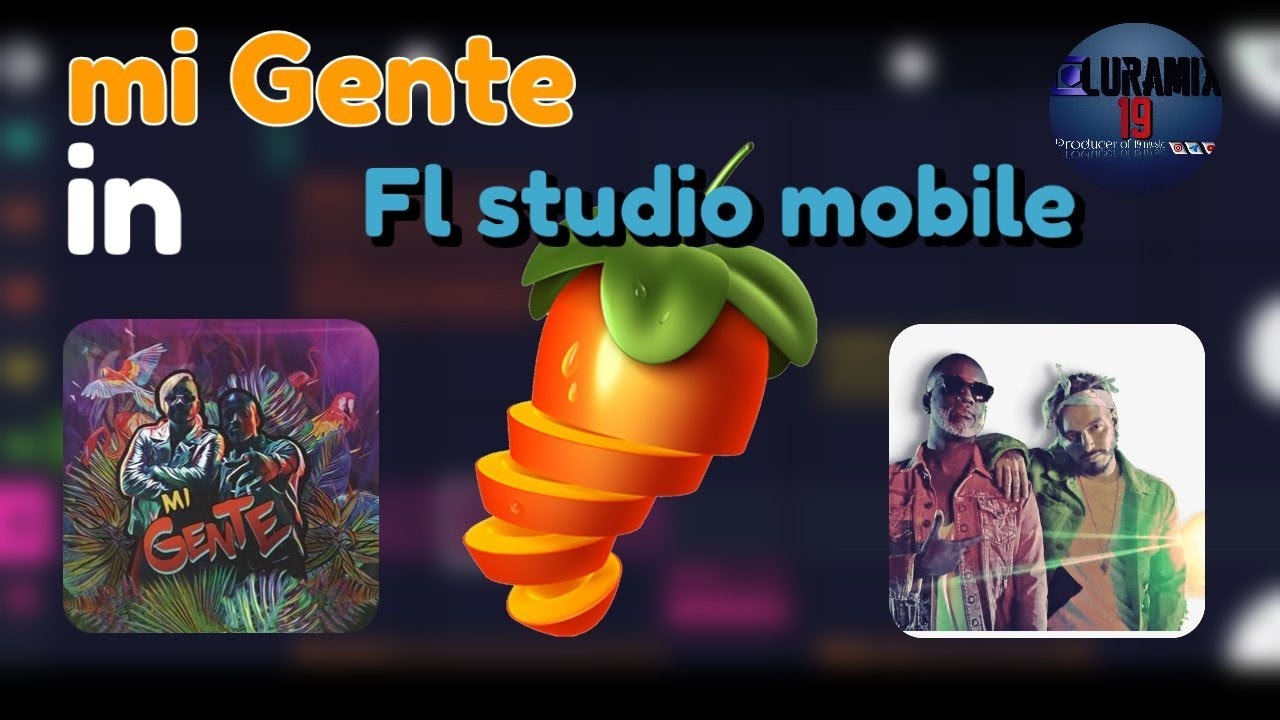 mi Gente (remix) on FL studio mobile+ flm project