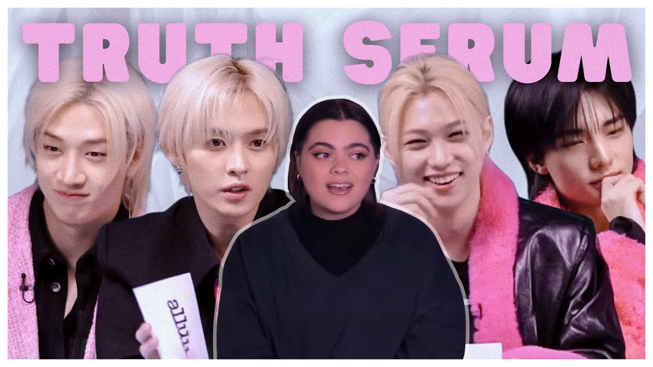 Called out | Stray Kids Spill Secrets After Sipping the Truth Serum with Allure REACTION