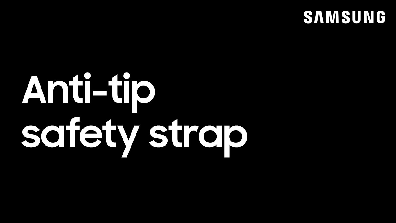 Using anti-tip safety straps to secure your TV | Samsung US
