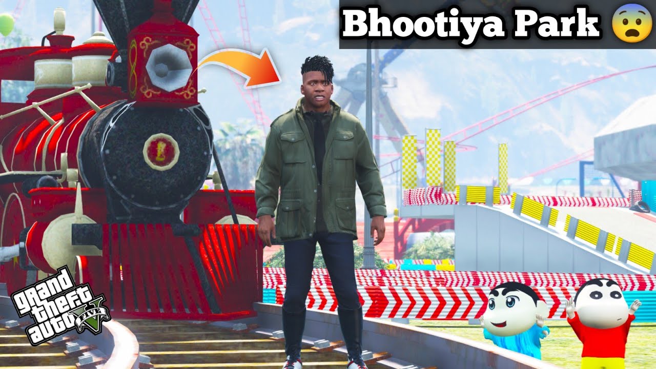 GTA 5: Horror Bhootiya Park Mein Gaye Shinchan Franklin 😨Chop Ko Halat Kharab 😔 PSS gamer
