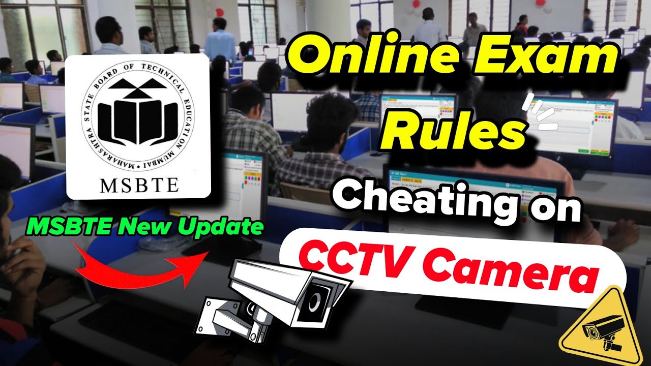 MSBTE Online Exam 2024: Cheating & Rules for Exam Msbte News Today