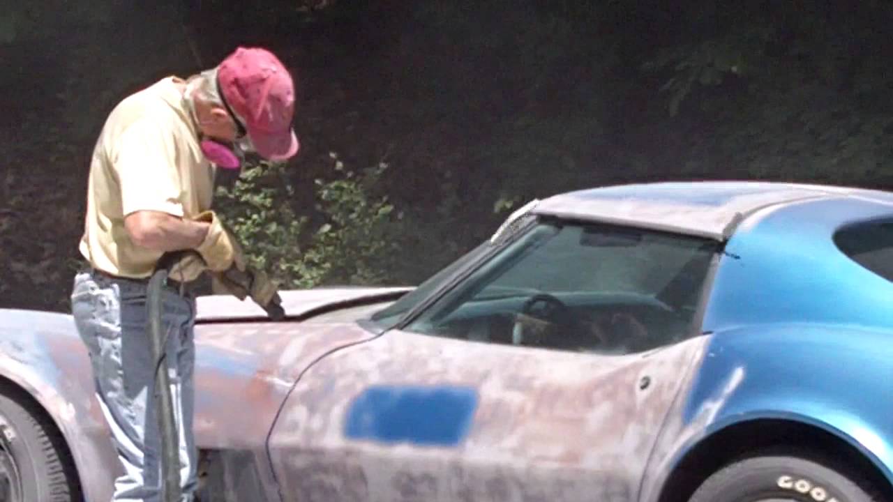 soda blasting 1971 corvette