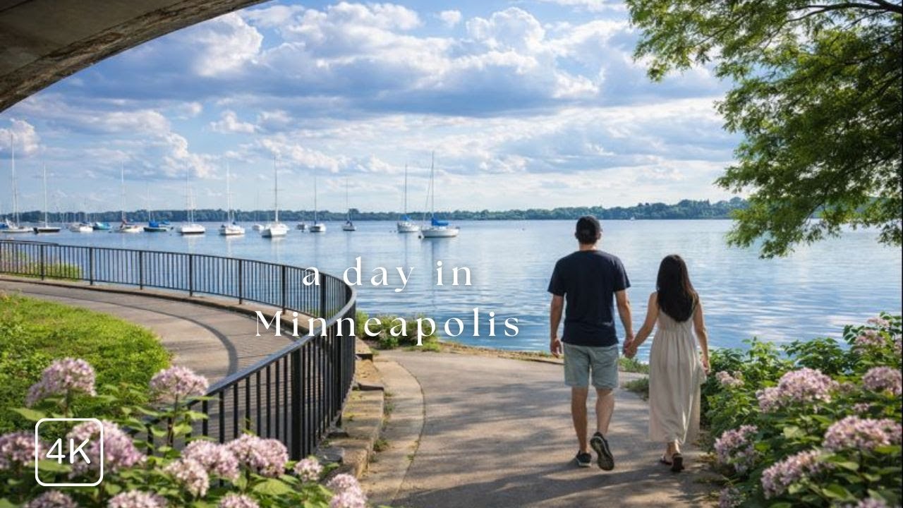 Minneapolis Travel Vlog 🌿A Quiet Day Wandering🌿 Lakes, Bookshops & City Walks
