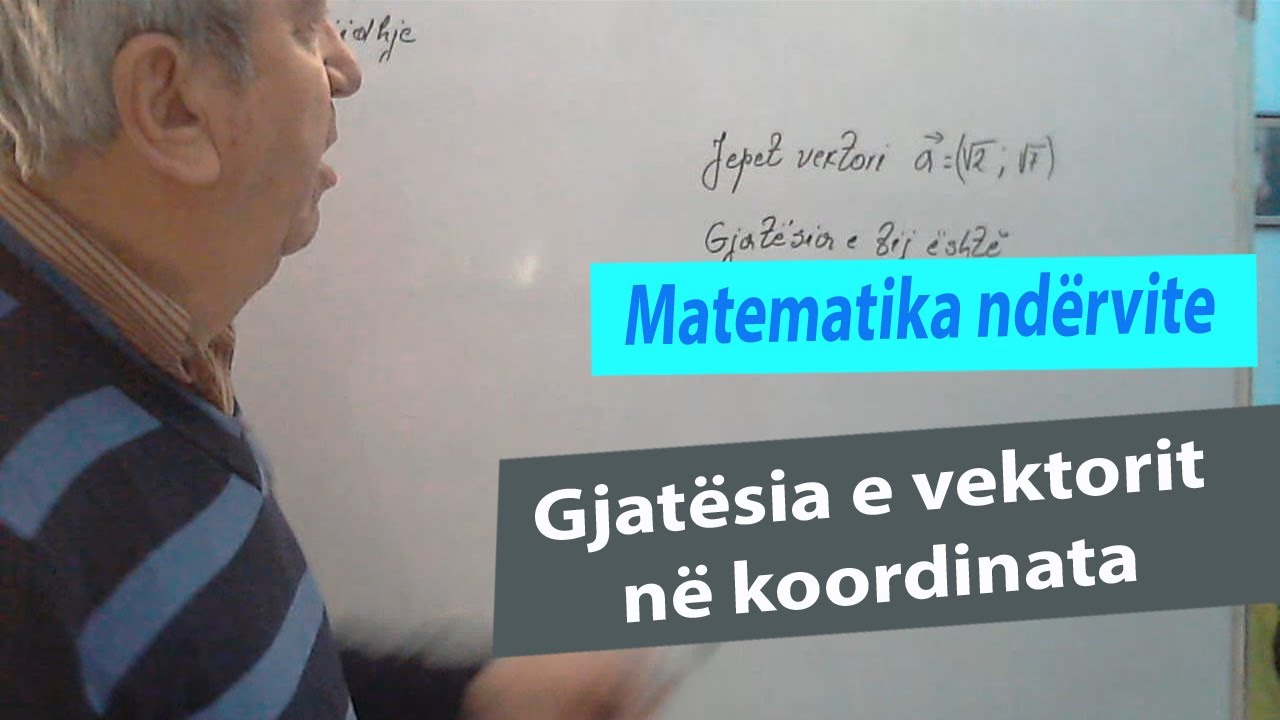 Matura ndervite/ Gjatësia e vektorit në koordinata